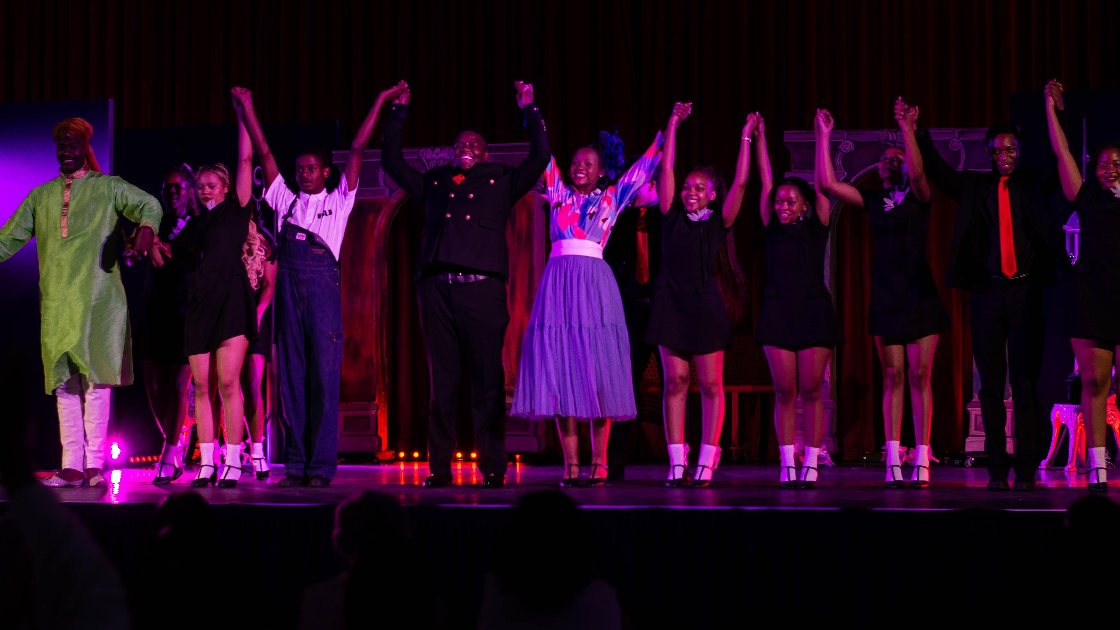 Red Mango Arts Festival cast taking a bow